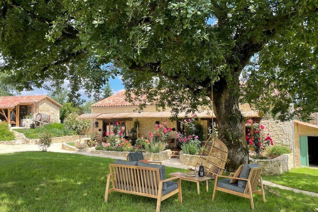 Dome Insolite Lichen Jacuzzi Et Petits-Dejeuners Inclus Gondrin Exterior photo